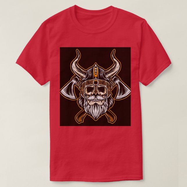 Camiseta Arte y merca de la era viking de vinage 13 (Diseño del anverso)