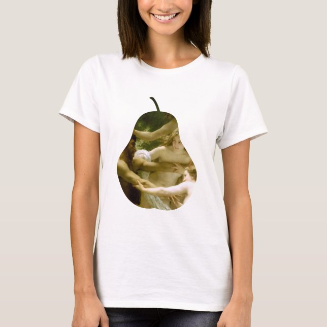 Camiseta ArTee Nymphs y las mujeres de satyr se posicionan  (Anverso)