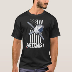 Camiseta Artemis 1 Misión de Exploración 1 Vuelo de prueba