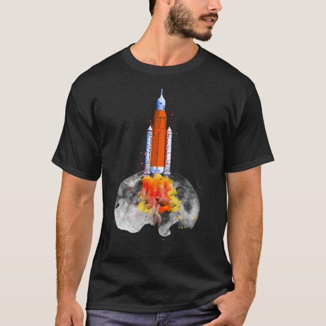 Camiseta Artemis 1 SLS Rocket Launch Mission To The Moon An (Anverso)