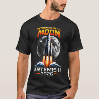 Camiseta Artemis 2 Astronauta Luna