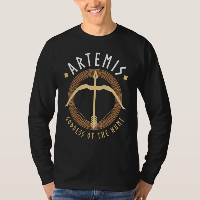 Camiseta Artemis Ancient Greek Mythology Greek God Greek My (Anverso)