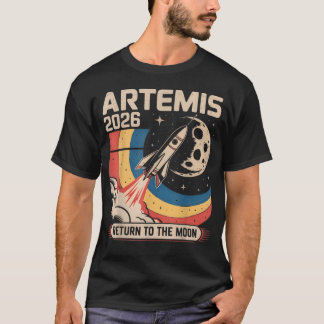 Camiseta Artemis Ii Lanzamiento De Vuelta A La Luna