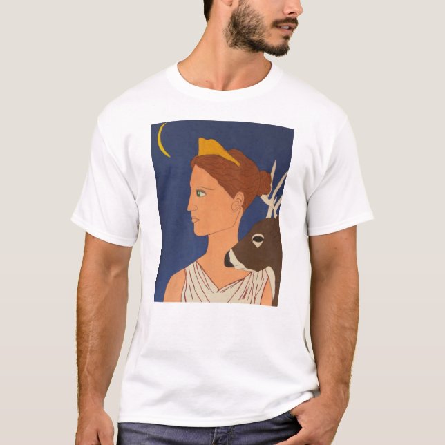 Camiseta Artemis:  La diosa de la luna (Anverso)