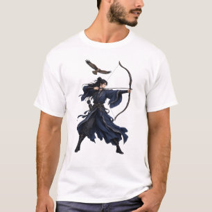 Camiseta Artemisa Arquero Guerrero Masculino con Arte de Fa