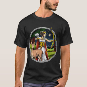 Camiseta Artemisa Diosa Cazadora Griega