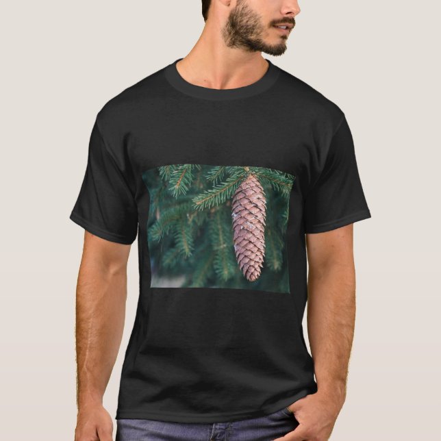Camiseta Artes de pino y de árbol de pino (Anverso)