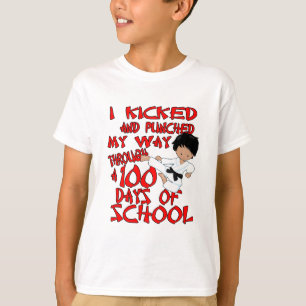 Camiseta Artes marciales 100 días de escuela