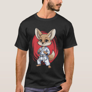 Camiseta Artes Marciales Clásicas de Zorro Fennec Karate Ji