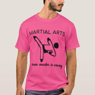 Camiseta Artes marciales contra el regalo de Mma Karate Jiu