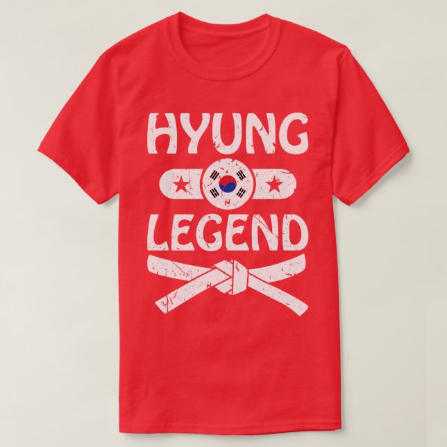 Camiseta Artes marciales coreanas Hyung (Diseño del anverso)