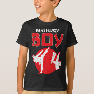 Camiseta Artes Marciales Cumpleaños 4 Años Karate Taekwondo