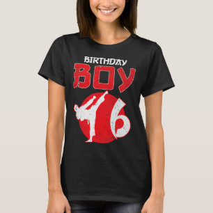 Camiseta Artes Marciales Cumpleaños 6 Años Karate Taekwondo