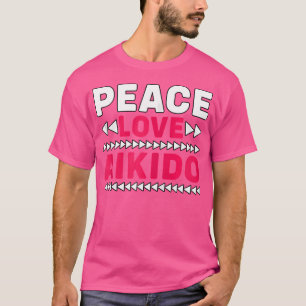 Camiseta Artes marciales de Aikido Artes marciales kanji
