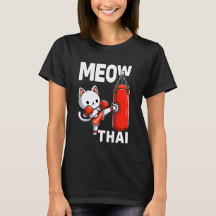 Camiseta Artes Marciales de Boxeo de Gato de Muay Thai Cu