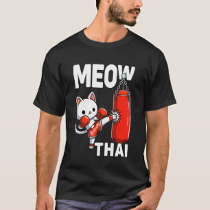 Camiseta Artes Marciales de Boxeo de Gato de Muay Thai Cu