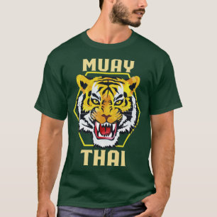Camiseta Artes marciales de boxeo tigre tailandés muay Thai