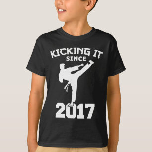 Camiseta Artes marciales de karate golpean desde la gracios