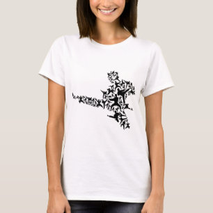 Camiseta Artes Marciales de Karate Patada Voladora Boxeo Ki