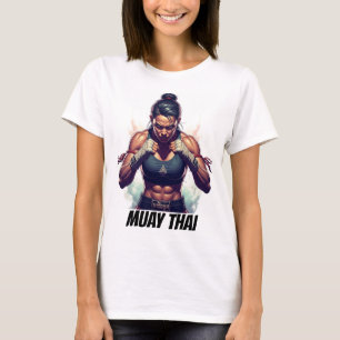 Camiseta Artes Marciales de Kickboxing de Muay Thai