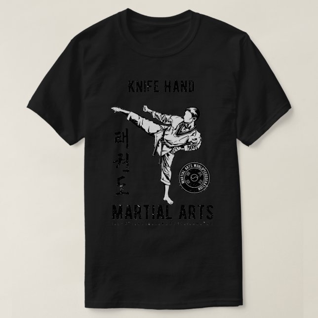 Camiseta Artes marciales de Knife Hand Sensei (Diseño del anverso)