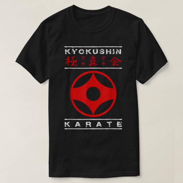 Camiseta Artes marciales de Kyokushin Karate  (Diseño del anverso)