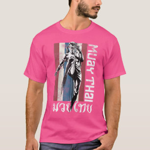 Camiseta Artes marciales de la bandera tailandesa muay
