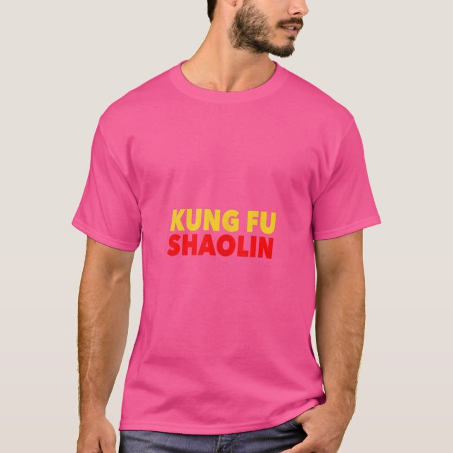 Camiseta Artes marciales de Shaolin Kung Fu (Anverso)