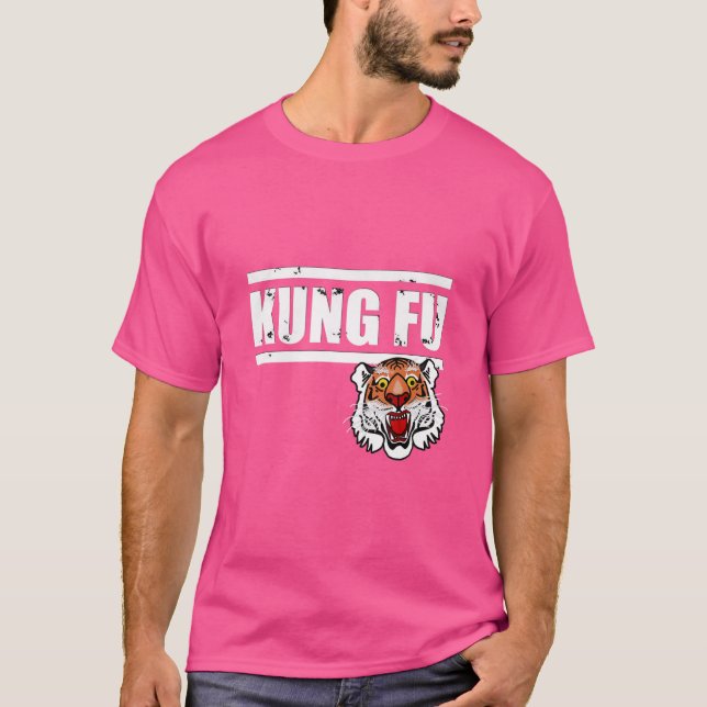 Camiseta Artes marciales de Tiger Kung Fu (Anverso)