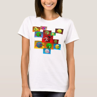 Camiseta artes marciales del capoeira de los espaguetis de