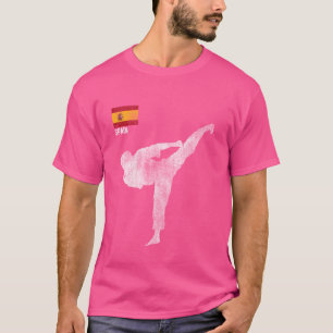Camiseta artes marciales del equipo de karate MMA patada Es