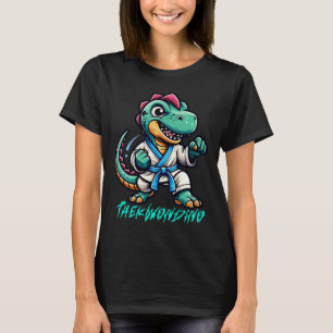 Camiseta Artes Marciales Divertidas Karate Taekwondo Dino A