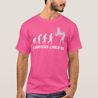 Camiseta Artes marciales Evolución humana Terapia de Kickbo