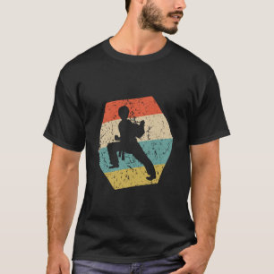 Camiseta Artes Marciales Hexágono Retro Distorsionado Karat
