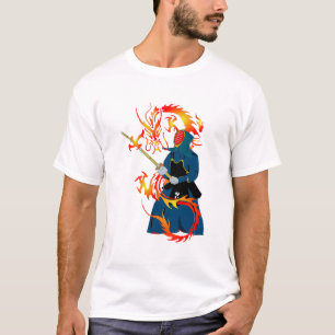 Camiseta Artes Marciales Hwa Rang Do Stick Dragon de Lucha