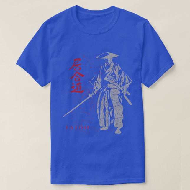 Camiseta Artes marciales IAIDO, Samurai, Ronin (2) (Diseño del anverso)