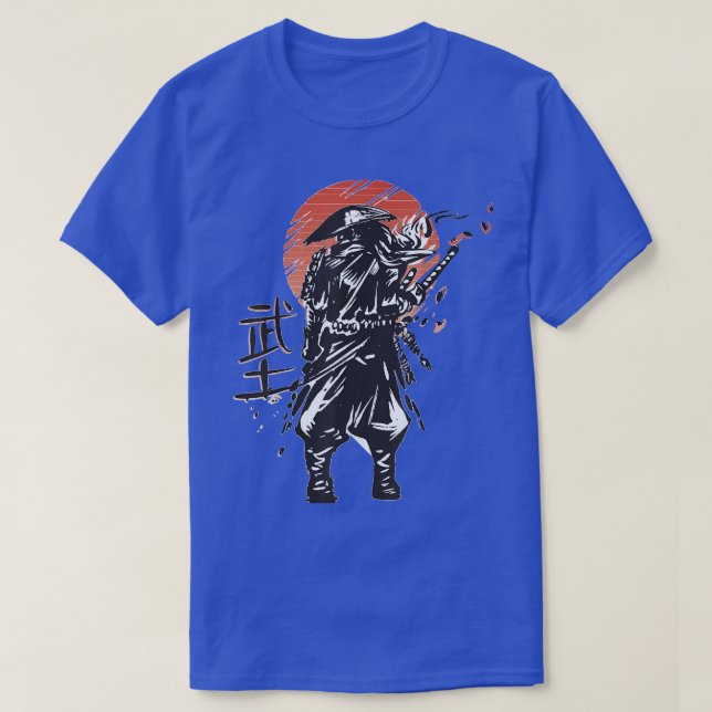 Camiseta Artes marciales japonesas contra la espada de los  (Diseño del anverso)
