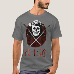 Camiseta Artes marciales japonesas Samurai espada bushido T