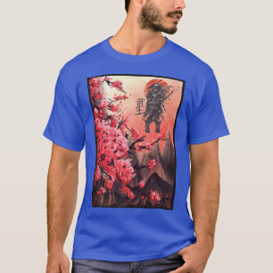 Camiseta Artes marciales japonesas Samurai Japón Montañas y