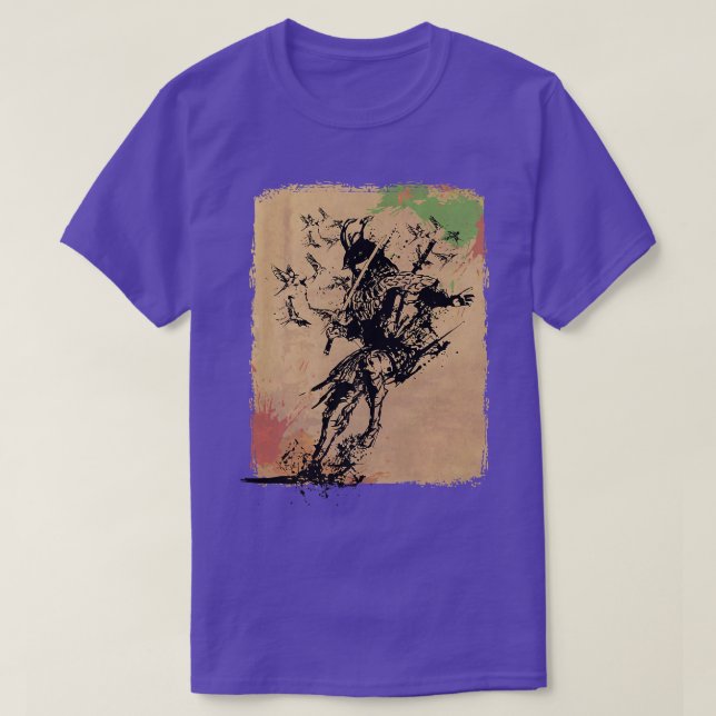 Camiseta Artes marciales japonesas samurái japonesas (2) (Diseño del anverso)
