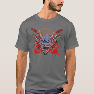 Camiseta Artes marciales Katana japonesa con Mamáes Tengu S