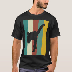 Camiseta Artes marciales Kickboxing Karate Taekwondo Retro 