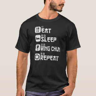 Camiseta Artes marciales Kung Fu chino se come el sueño Win