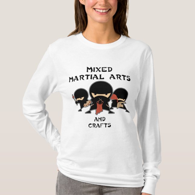 Camiseta artes marciales mezclados con el arte (Anverso)
