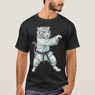Camiseta Artes Marciales Mma Tiger Judo Jiu-Jitsu Taekwondo
