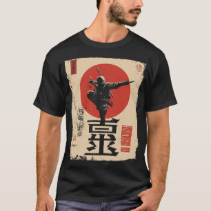 Camiseta Artes marciales Ninja Arte de acción japonés de so