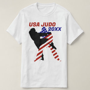 Camiseta Artes Marciales Patrióticas de EE. UU. JUDO