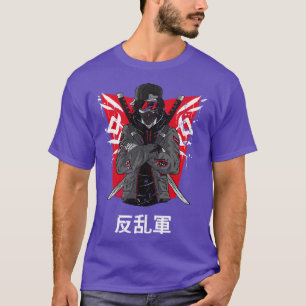 Camiseta Artes marciales rebeldes japonesas luchan contra l