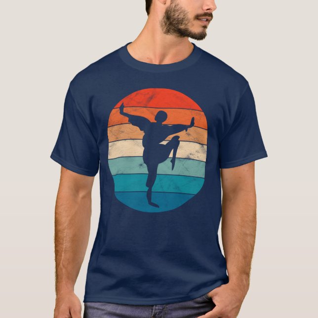 Camiseta Artes Marciales retro (Anverso)