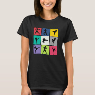 Camiseta Artes marciales tailandesas muayas luchan contra b